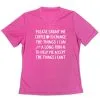 Women's Short Sleeve Tech Tee - Please Grant Me Coffee -goneforarun Sales 2023 tr 44649 PINK MAIN