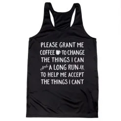 Women's Racerback Performance Tank Top - Please Grant Me Coffee -goneforarun Sales 2023 tr 44650 BLACK MAIN