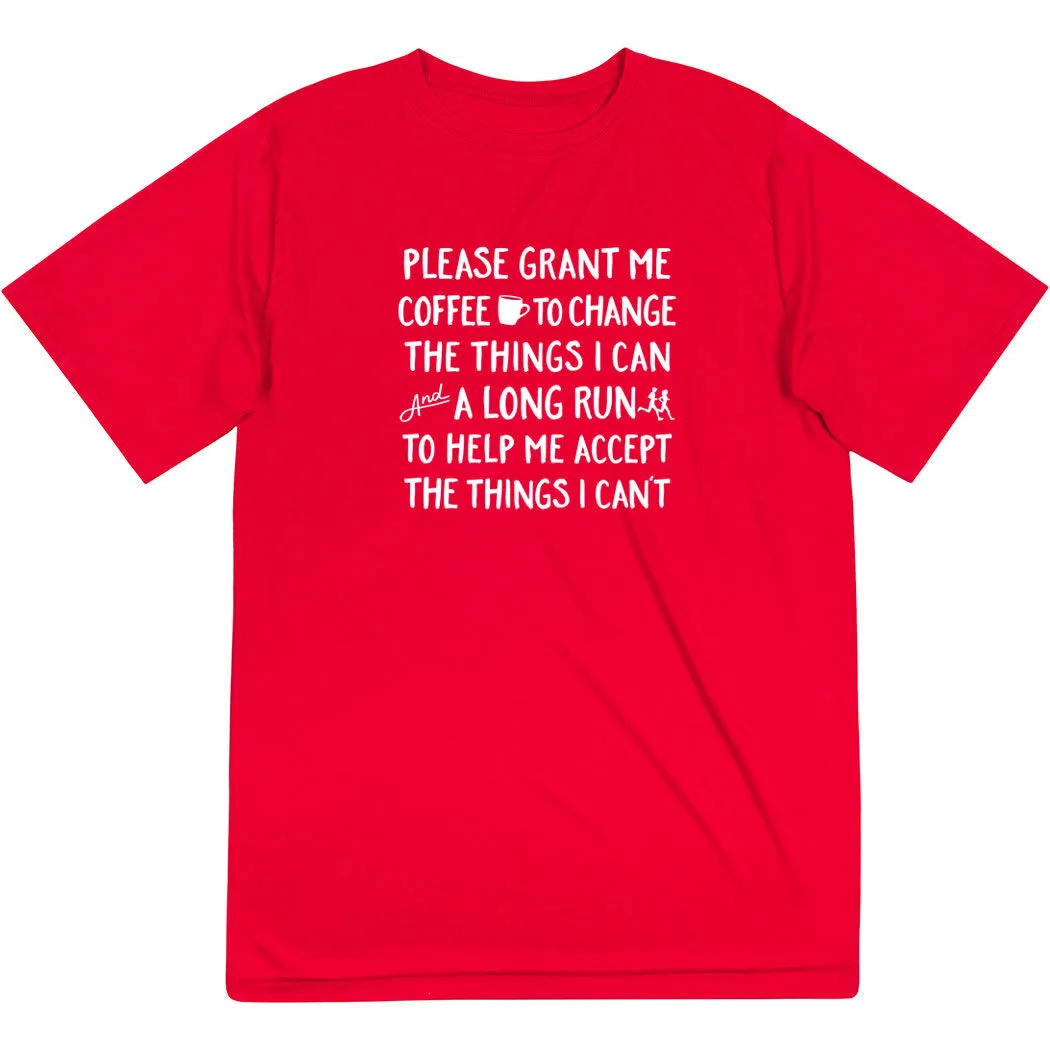 Men's Running Short Sleeve Performance Tee - Please Grant Me Coffee 3 Men's Running Short Sleeve Performance Tee - Please Grant Me Coffee
