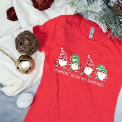 Women's Everyday Runners Tee - Runnin' With My Gnomies® - Christmas -goneforarun Sales 2023 tr 44672 LIFESTYLE 1