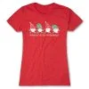 Women's Everyday Runners Tee - Runnin' With My Gnomies® - Christmas -goneforarun Sales 2023 tr 44672 RED