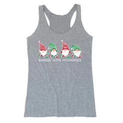 Women's Everyday Tank Top - Runnin' With My Gnomies® - Christmas 13 Women's Everyday Tank Top - Runnin' With My Gnomies® - Christmas -goneforarun Sales 2023 tr 44675 GRAY MAIN