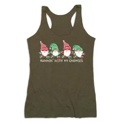 Women's Everyday Tank Top - Runnin' With My Gnomies® - Christmas 14 Women's Everyday Tank Top - Runnin' With My Gnomies® - Christmas -goneforarun Sales 2023 tr 44675 OLIVE MAIN