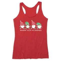Women's Everyday Tank Top - Runnin' With My Gnomies® - Christmas 15 Women's Everyday Tank Top - Runnin' With My Gnomies® - Christmas -goneforarun Sales 2023 tr 44675 RED MAIN