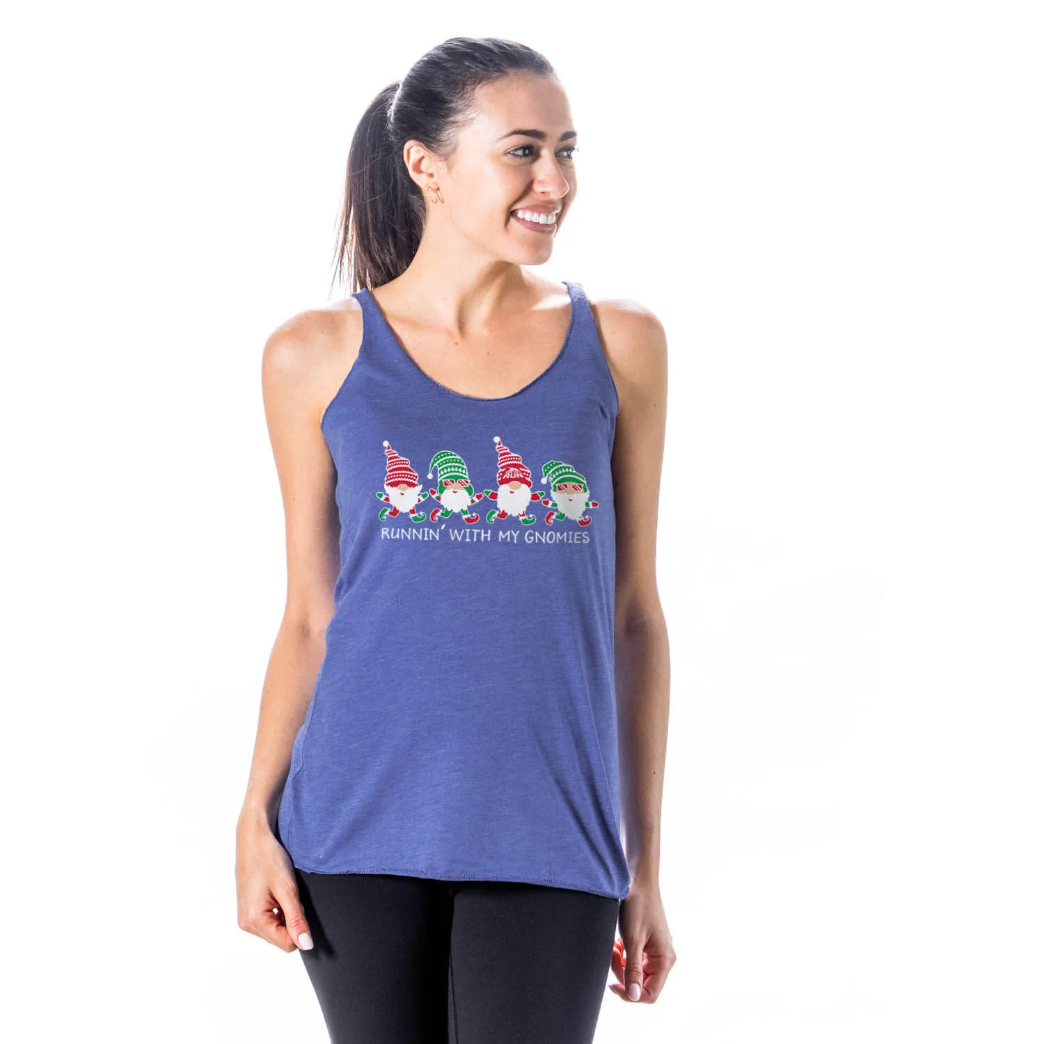 Women's Everyday Tank Top - Runnin' With My Gnomies® - Christmas 4 Women's Everyday Tank Top - Runnin' With My Gnomies® - Christmas - Image 2