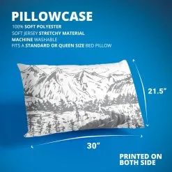 Running Pillowcase - Mountain Sketch 8 Running Pillowcase - Mountain Sketch -goneforarun Sales 2023 tr 44689 DETAILS