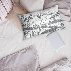 Running Pillowcase - Mountain Sketch 9 Running Pillowcase - Mountain Sketch -goneforarun Sales 2023 tr 44689 LIFESTYLE