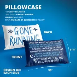 Running Pillowcase - Twas The Night Before The Race -goneforarun Sales 2023 tr 44691 DETAILS