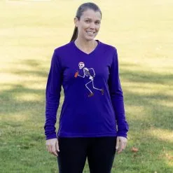 Women's Long Sleeve Tech Tee - Never Stop Running -goneforarun Sales 2023 tr 44706 ROYAL FEMALE