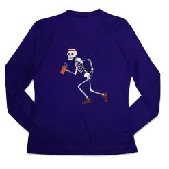 Women's Long Sleeve Tech Tee - Never Stop Running
