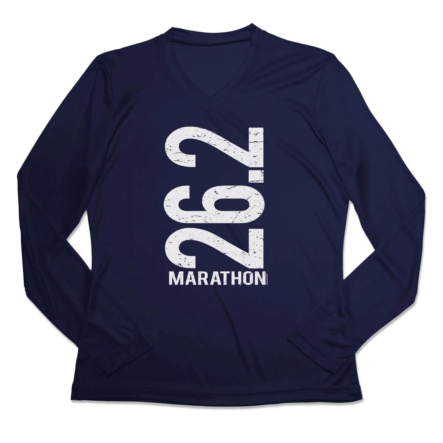Women's Long Sleeve Tech Tee - 26.2 Marathon Vertical 7 Women's Long Sleeve Tech Tee - 26.2 Marathon Vertical - Image 5