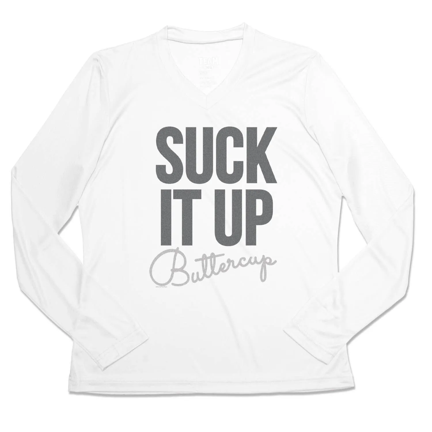 Women's Long Sleeve Tech Tee - Suck It Up Buttercup 10 Women's Long Sleeve Tech Tee - Suck It Up Buttercup - Image 8