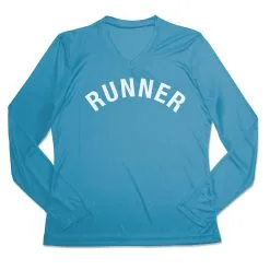 Women's Long Sleeve Tech Tee - Runner Arc