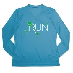 Women's Long Sleeve Tech Tee - Let's Run Lucky 13 Women's Long Sleeve Tech Tee - Let's Run Lucky -goneforarun Sales 2023 tr 44758 CAROLINA MAIN