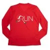 Women's Long Sleeve Tech Tee - Let's Run For Christmas -goneforarun Sales 2023 tr 44769 RED MAIN