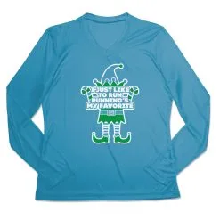 Women's Long Sleeve Tech Tee - Running's My Favorite -goneforarun Sales 2023 tr 44772 CAROLINA MAIN