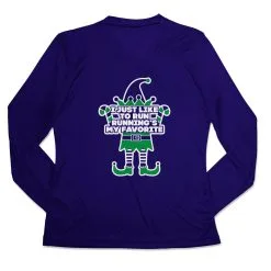 Women's Long Sleeve Tech Tee - Running's My Favorite