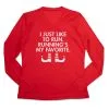 Women's Long Sleeve Tech Tee - Running's My Favorite (Simple)