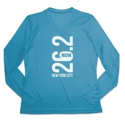 Women's Long Sleeve Tech Tee - New York City 26.2 Vertical 13 Women's Long Sleeve Tech Tee - New York City 26.2 Vertical -goneforarun Sales 2023 tr 44790 CAROLINA MAIN
