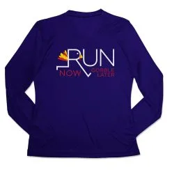 Women's Long Sleeve Tech Tee - Let's Run Now Gobble Later 13 Women's Long Sleeve Tech Tee - Let's Run Now Gobble Later -goneforarun Sales 2023 tr 44810 ROYAL MAIN