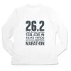 Women's Long Sleeve Tech Tee - 26.2 Math Miles -goneforarun Sales 2023 tr 44834 WHITE MAIN
