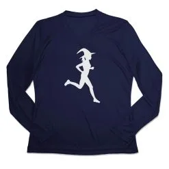 Women's Long Sleeve Tech Tee - Runner Witch