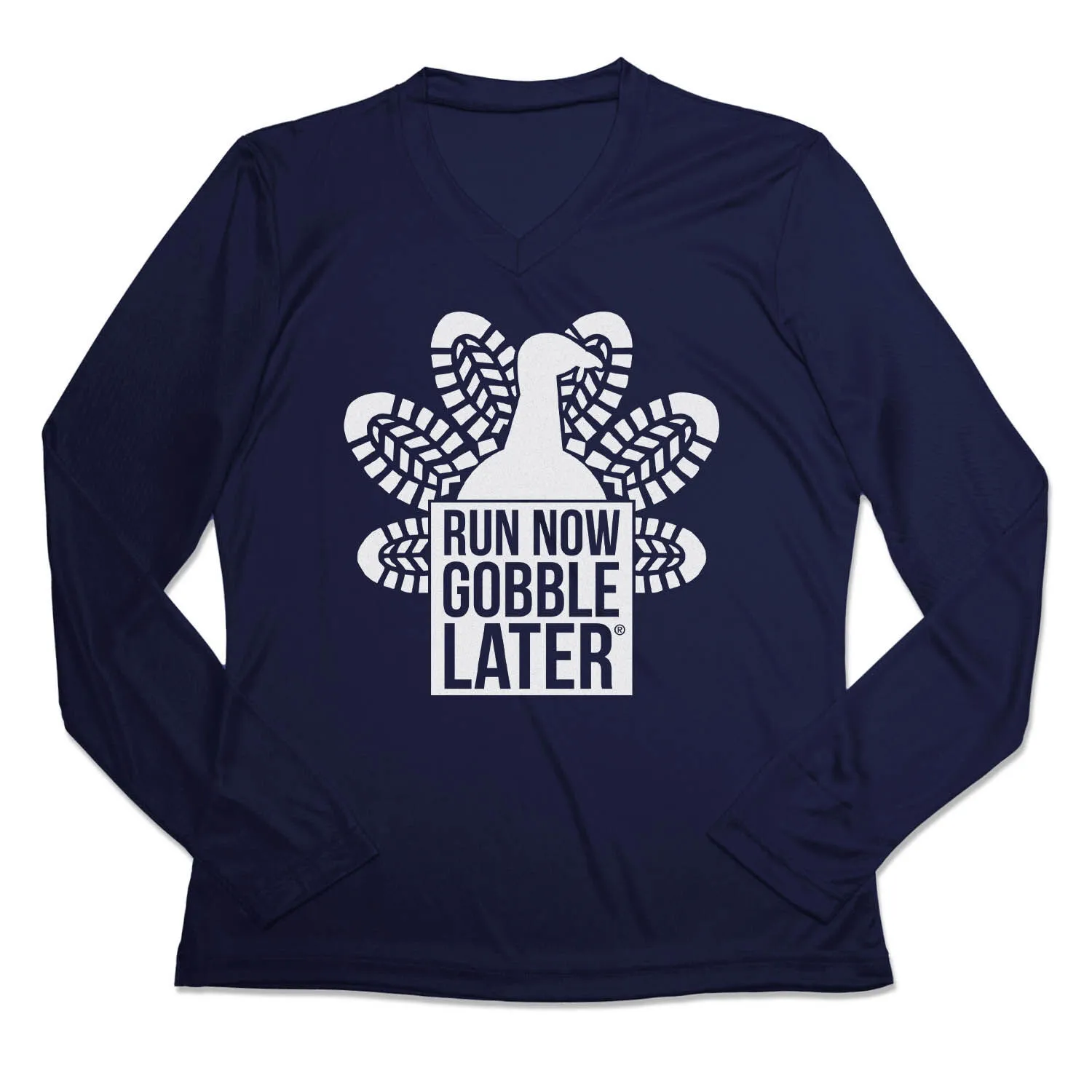 Women's Long Sleeve Tech Tee - Thanksgiving Run 8 Women's Long Sleeve Tech Tee - Thanksgiving Run - Image 6