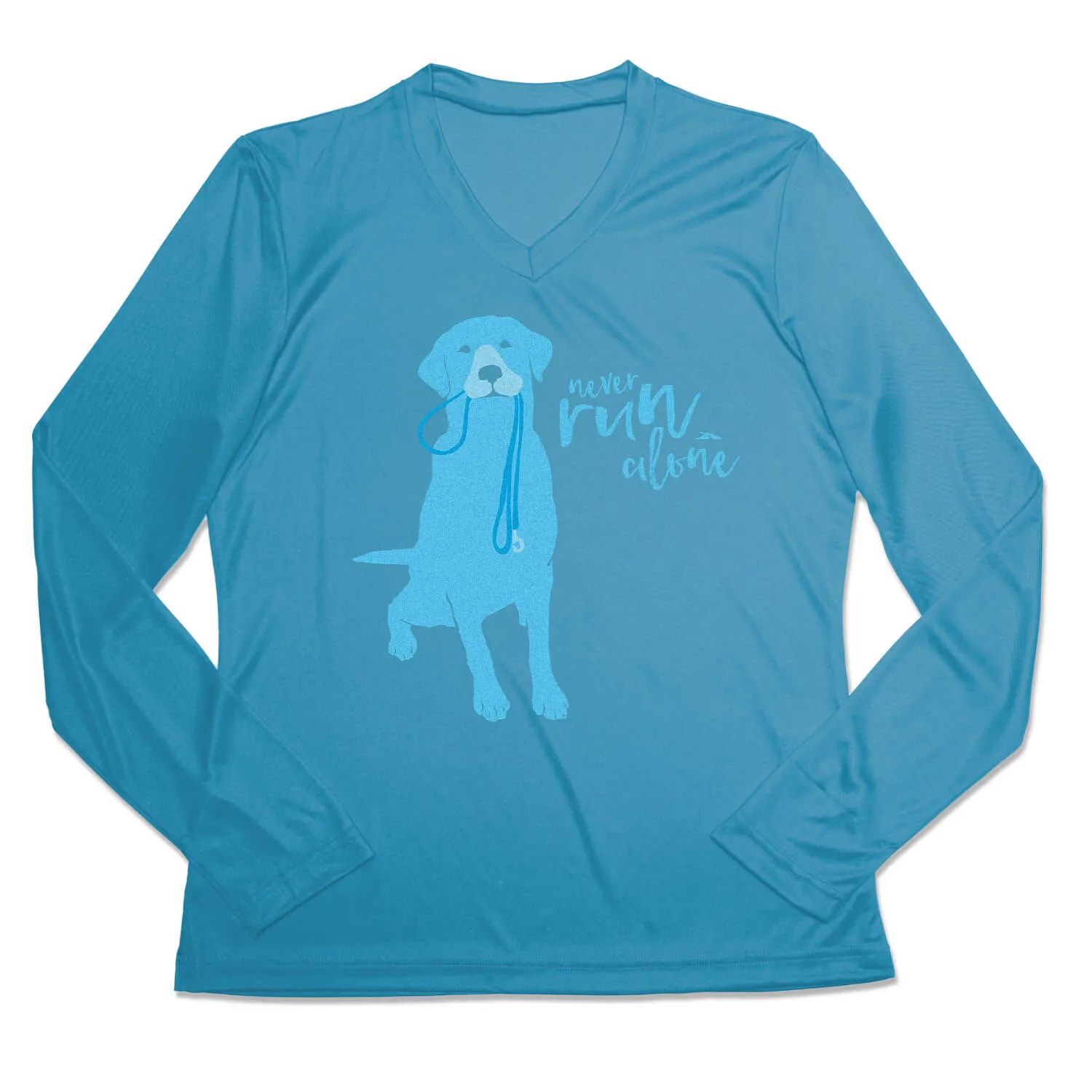 Women's Long Sleeve Tech Tee - Never Run Alone 7 Women's Long Sleeve Tech Tee - Never Run Alone - Image 5