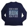 Women's Long Sleeve Tech Tee - Oh What Fun It Is To Run 1 Women's Long Sleeve Tech Tee - Oh What Fun It Is To Run -goneforarun Sales 2023 tr 44872 NAVY MAIN