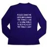 Women's Long Sleeve Tech Tee - Please Grant Me Coffee -goneforarun Sales 2023 tr 44892 ROYAL MAIN