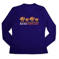 Women's Long Sleeve Tech Tee - Run Now Gobble Later Turkeys 15 Women's Long Sleeve Tech Tee - Run Now Gobble Later Turkeys -goneforarun Sales 2023 tr 44898 ROYAL MAIN