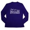 Women's Long Sleeve Tech Tee - Ultra Runner Sketch -goneforarun Sales 2023 tr 44901 ROYAL MAIN