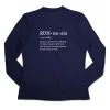 Women's Long Sleeve Tech Tee - RUNnesia -goneforarun Sales 2023 tr 44904 NAVY MAIN
