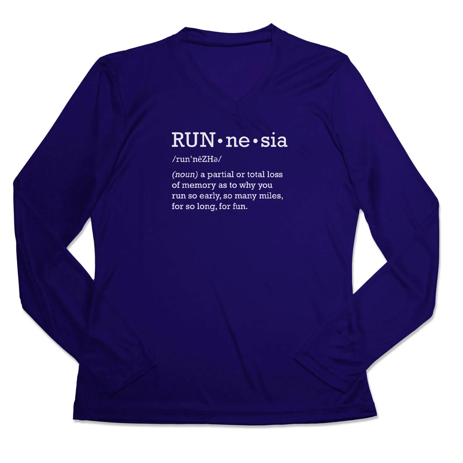 Women's Long Sleeve Tech Tee - RUNnesia 9 Women's Long Sleeve Tech Tee - RUNnesia - Image 7