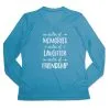Women's Long Sleeve Tech Tee - Miles Of Friendship Mantra -goneforarun Sales 2023 tr 44905 CAROLINA MAIN