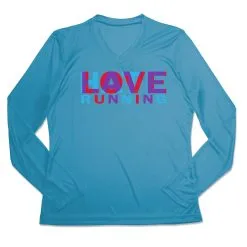 Women's Long Sleeve Tech Tee - Love Hate Running