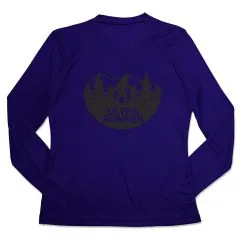 Women's Long Sleeve Tech Tee - Ultra Runner Bigfoot -goneforarun Sales 2023 tr 44908 ROYAL MAIN