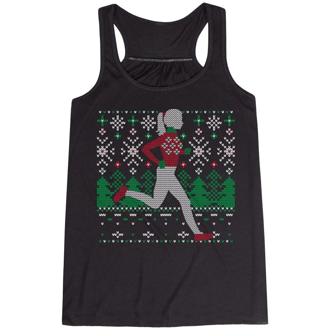 Flowy Racerback Tank Top - Christmas Sweater Run 3 Flowy Racerback Tank Top - Christmas Sweater Run