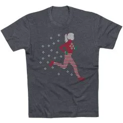 Running Short Sleeve T-Shirt - Winter Run -goneforarun Sales 2023 tr 44921 CHARCOAL FLAT