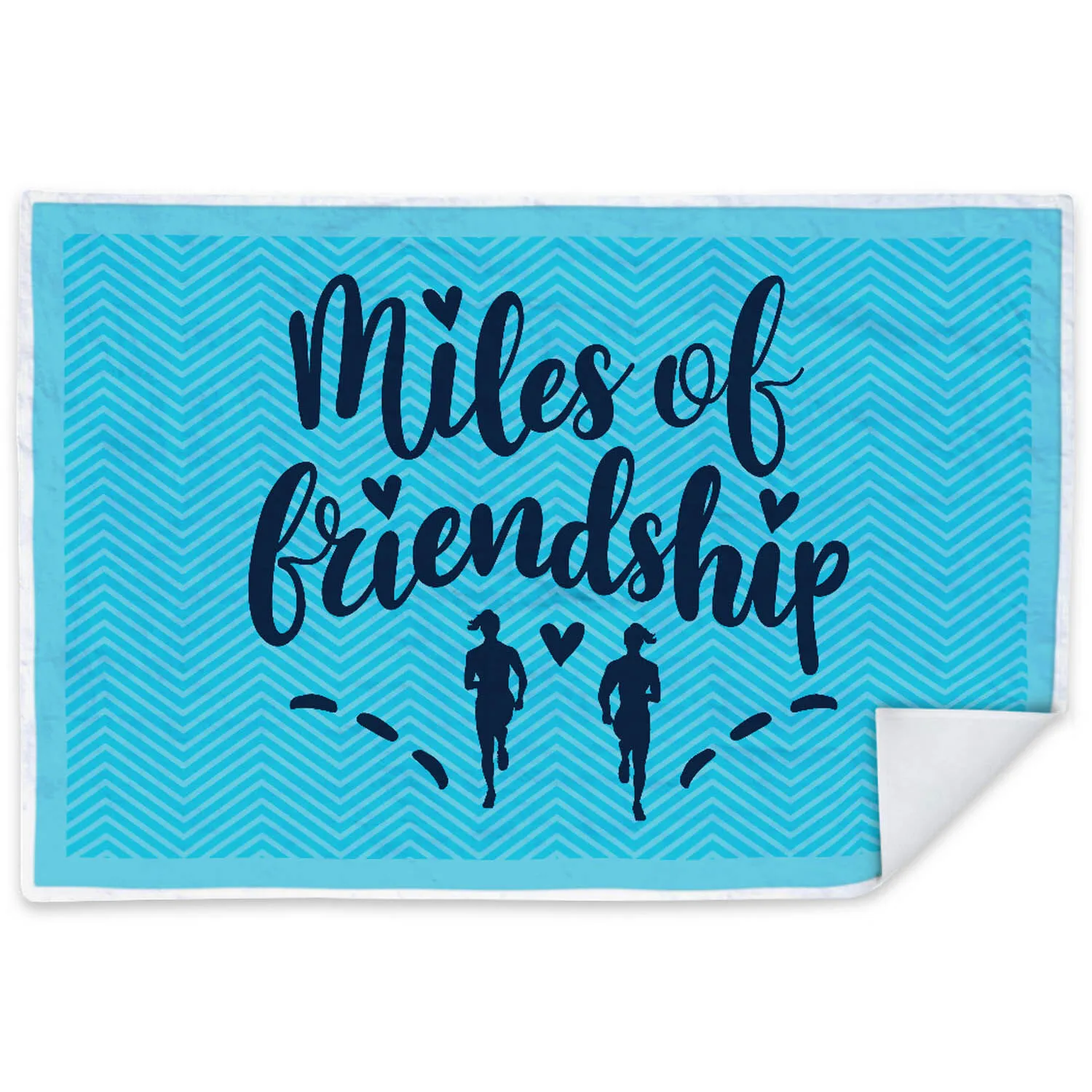 Running Premium Blanket - Miles Of Friendship 3 Running Premium Blanket - Miles Of Friendship
