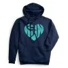 Statement Fleece Hoodie - Love The Run -goneforarun Sales 2023 tr 45003 NAVY