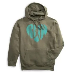 Statement Fleece Hoodie - Love The Run -goneforarun Sales 2023 tr 45003 OLIVE