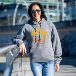 Statement Fleece Hoodie - Running Is My Sunshine -goneforarun Sales 2023 tr 45108 GRAY LIFESTYLE FEMALE