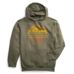 Statement Fleece Hoodie - Running Is My Sunshine -goneforarun Sales 2023 tr 45108 OLIVE