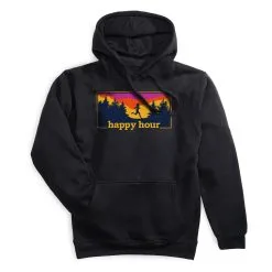 Statement Fleece Hoodie - Happy Hour -goneforarun Sales 2023 tr 45120 BLACK