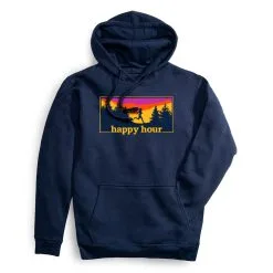 Statement Fleece Hoodie - Happy Hour -goneforarun Sales 2023 tr 45120 NAVY