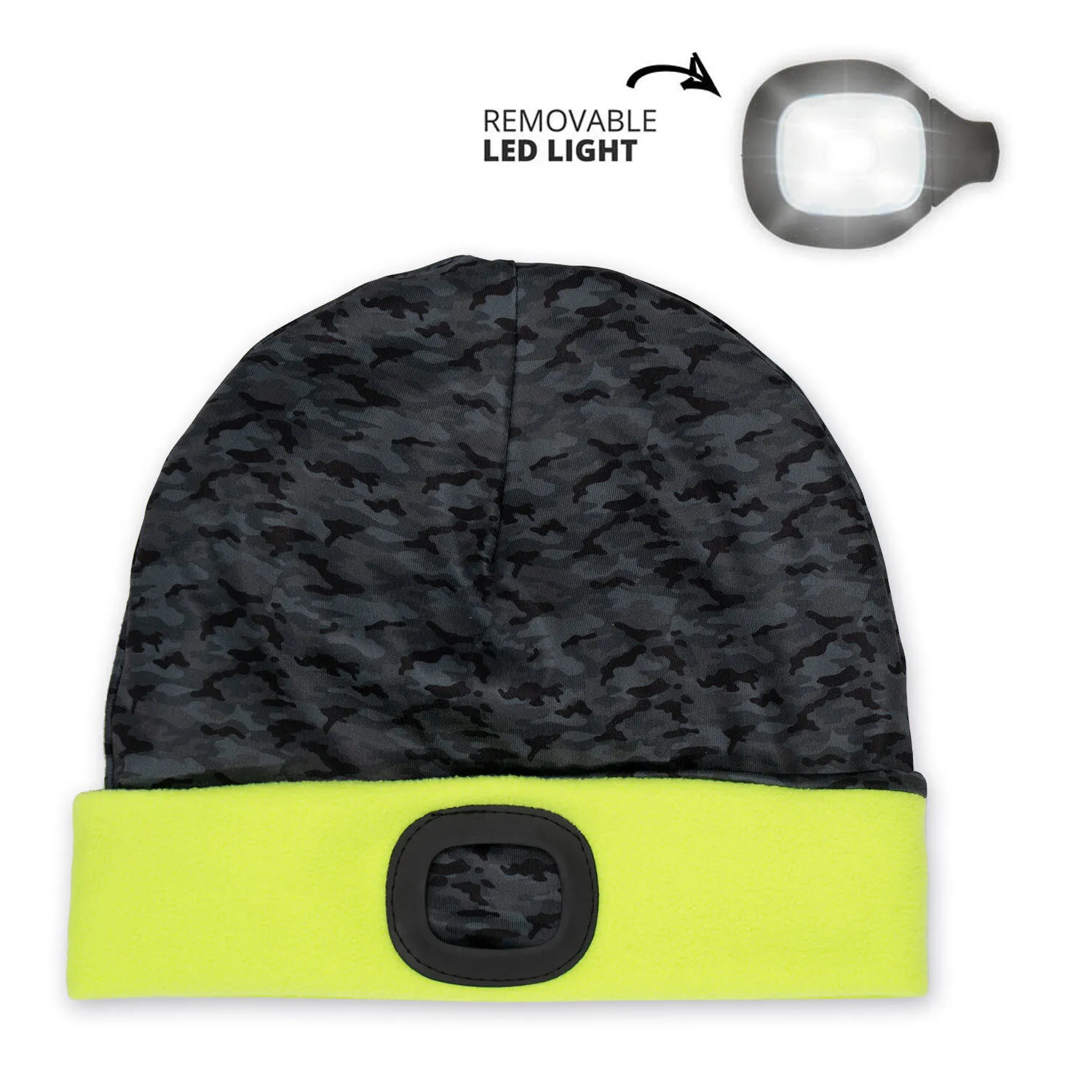 Running LED Lighted Performance Beanie - Nighthawk 6 Running LED Lighted Performance Beanie - Nighthawk - Image 4