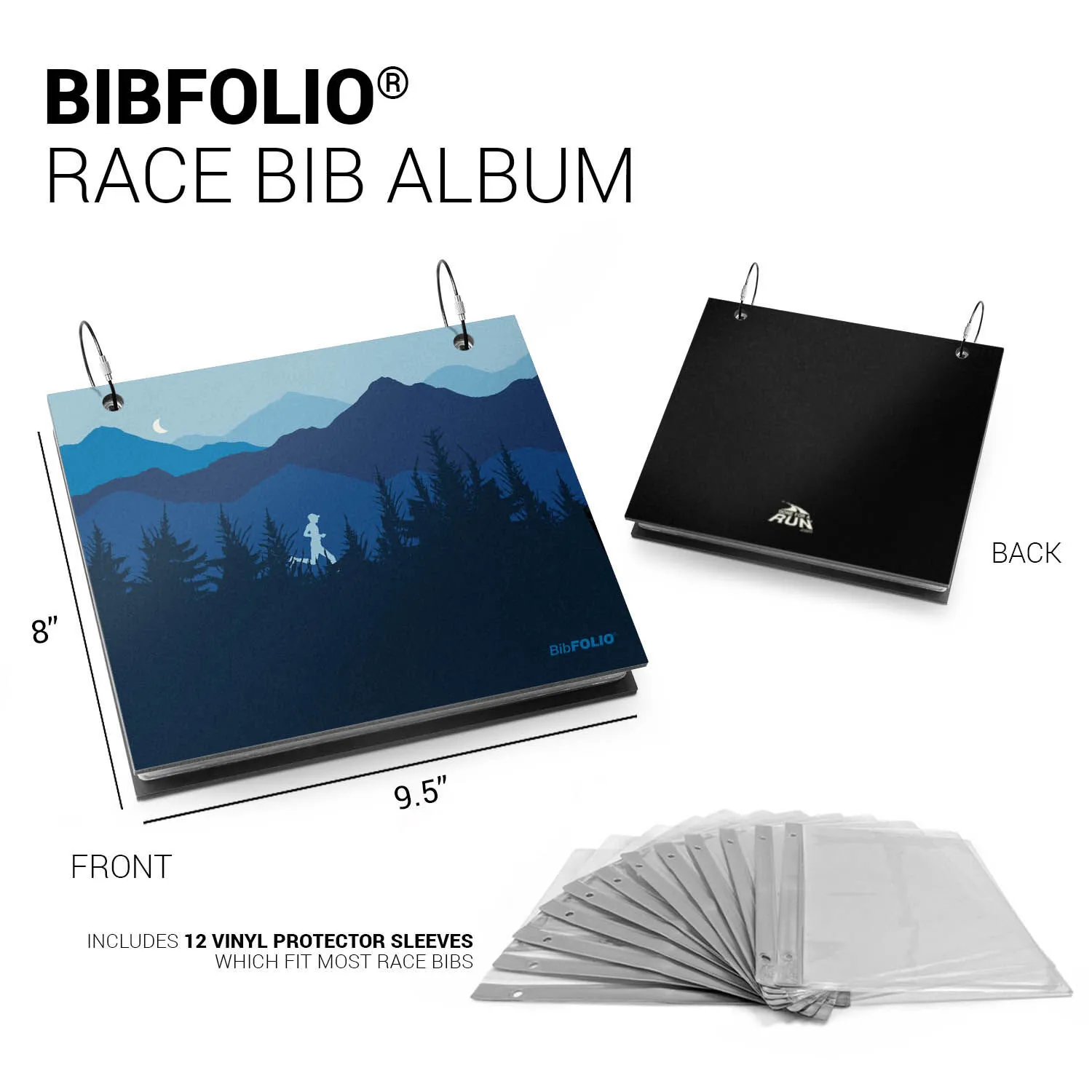 BibFOLIO® Race Bib Album - Run Your Terrain 5 BibFOLIO® Race Bib Album - Run Your Terrain - Image 3