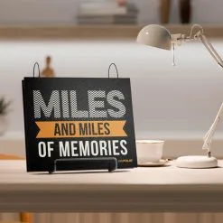 BibFOLIO® Race Bib Album - Miles Of Memories -goneforarun Sales 2023 tr 45332 BLACK LIFESTYLE