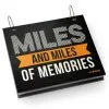 BibFOLIO® Race Bib Album - Miles Of Memories -goneforarun Sales 2023 tr 45332 BLACK MAIN